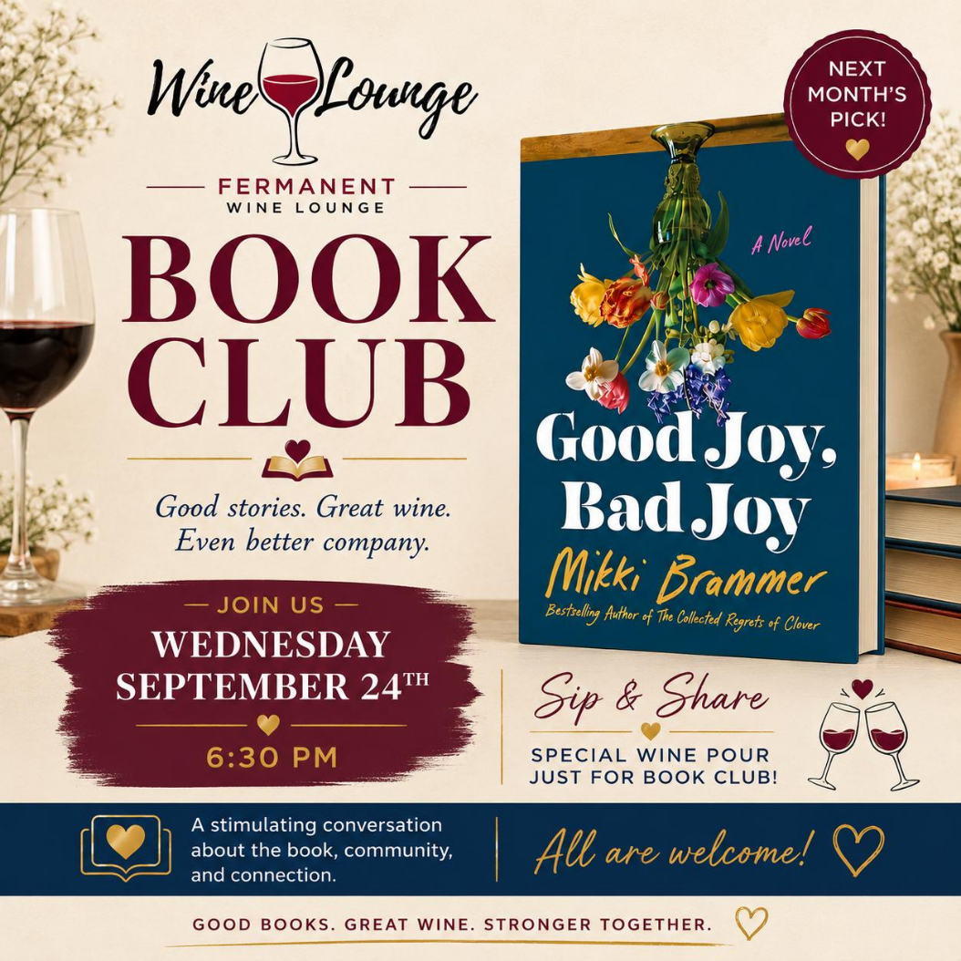 Book Club: An Evening of Wine &amp; Cheers