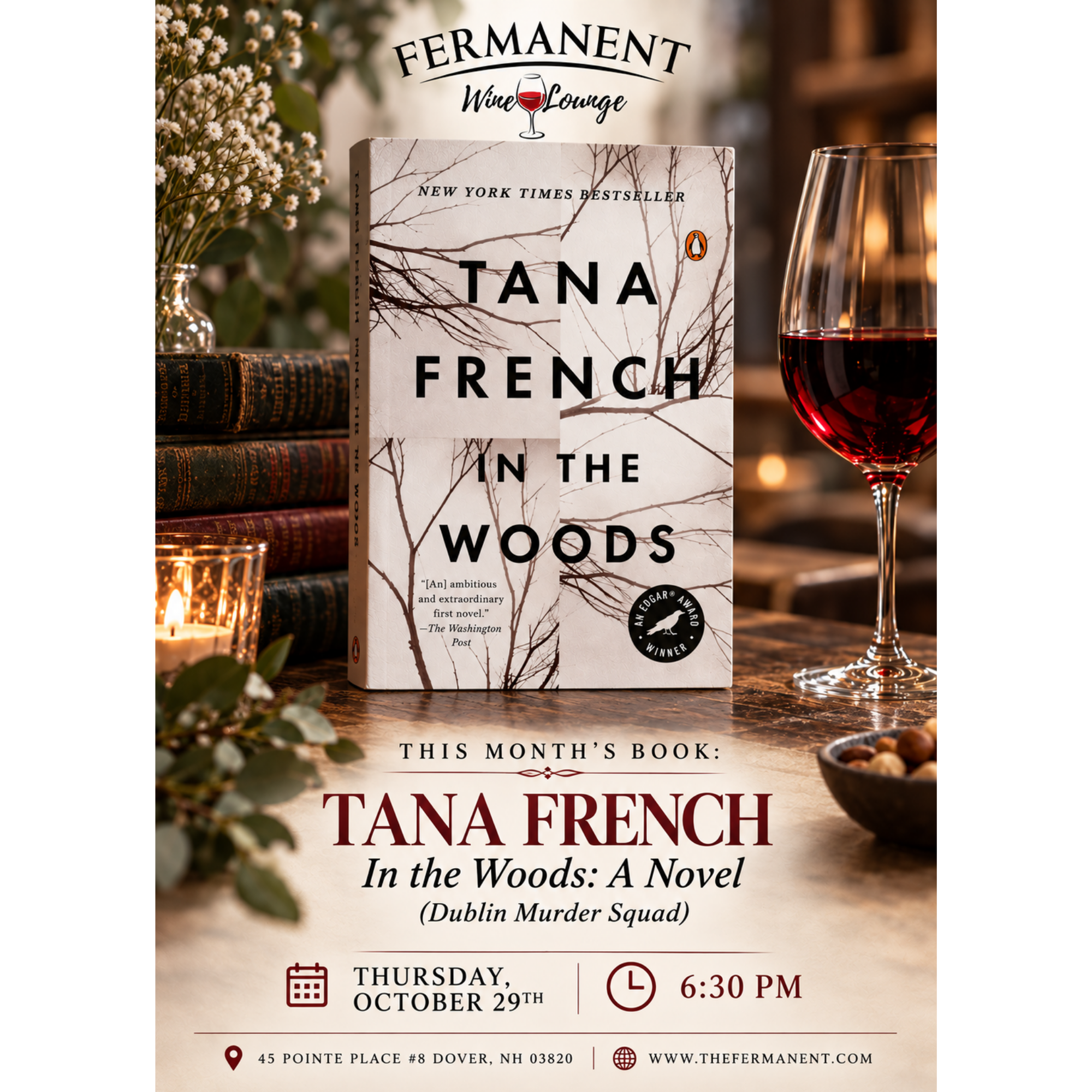 Book Club: An Evening of Wine &amp; Cheers