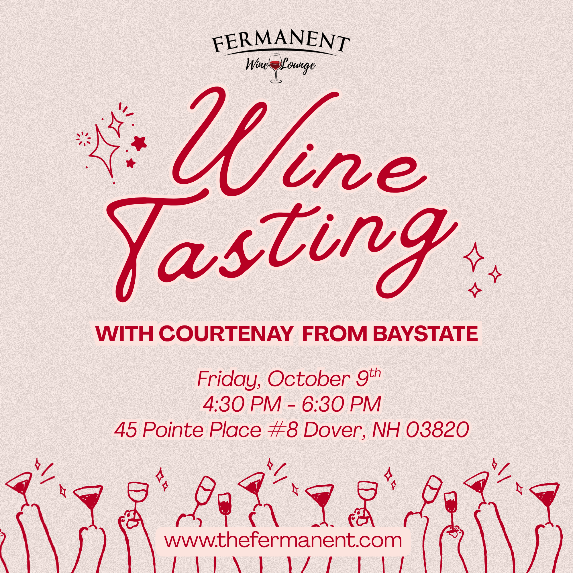 Wine Tasting with Courtenay from Baystate
