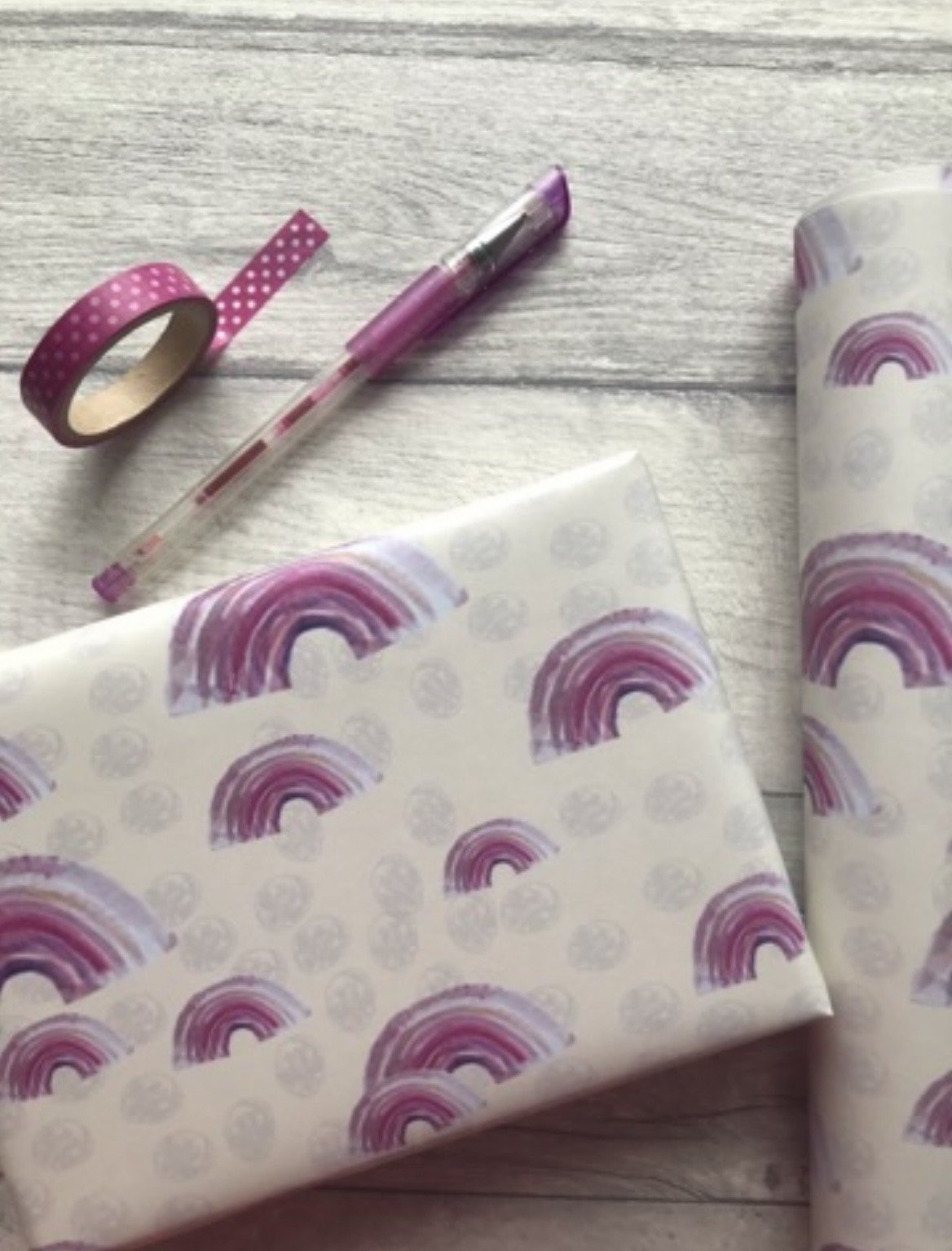 Rainbow Wrapping paper.