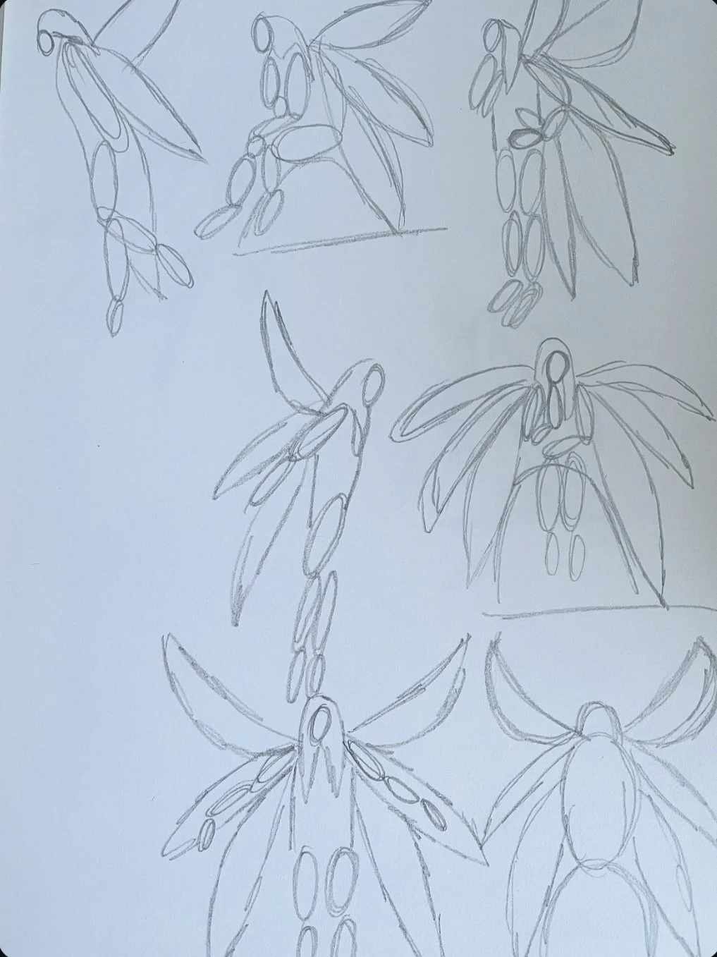 Character designs from Ruth's sketchbook