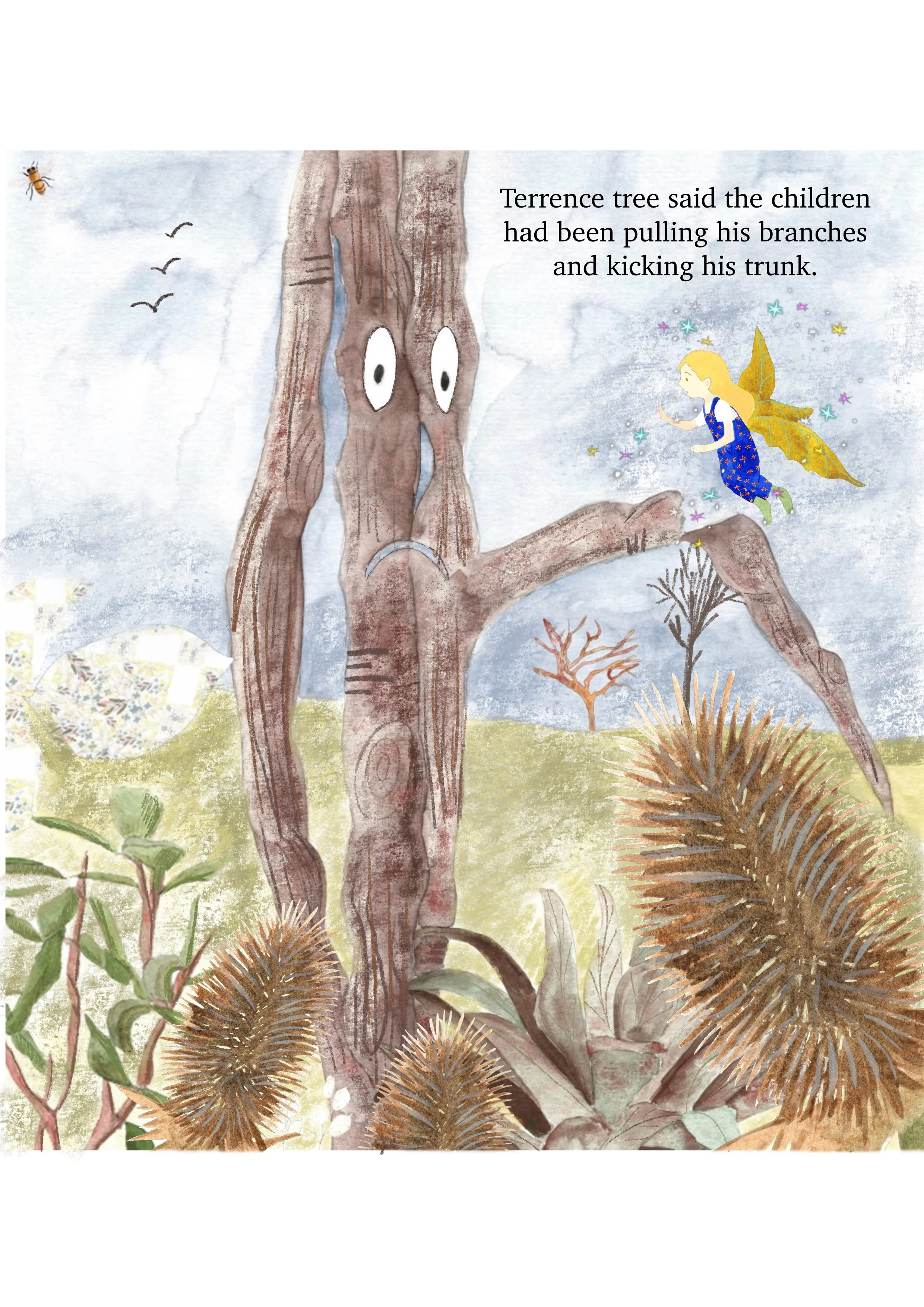 Page 3 of the book The Gardening Angel