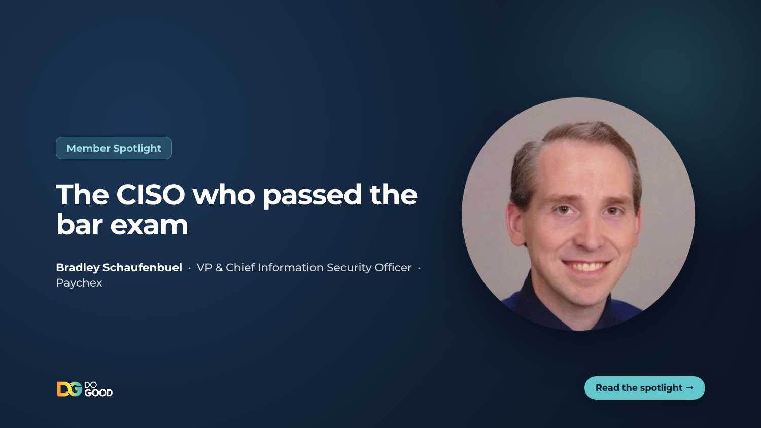Member Spotlight: Bradley Schaufenbuel