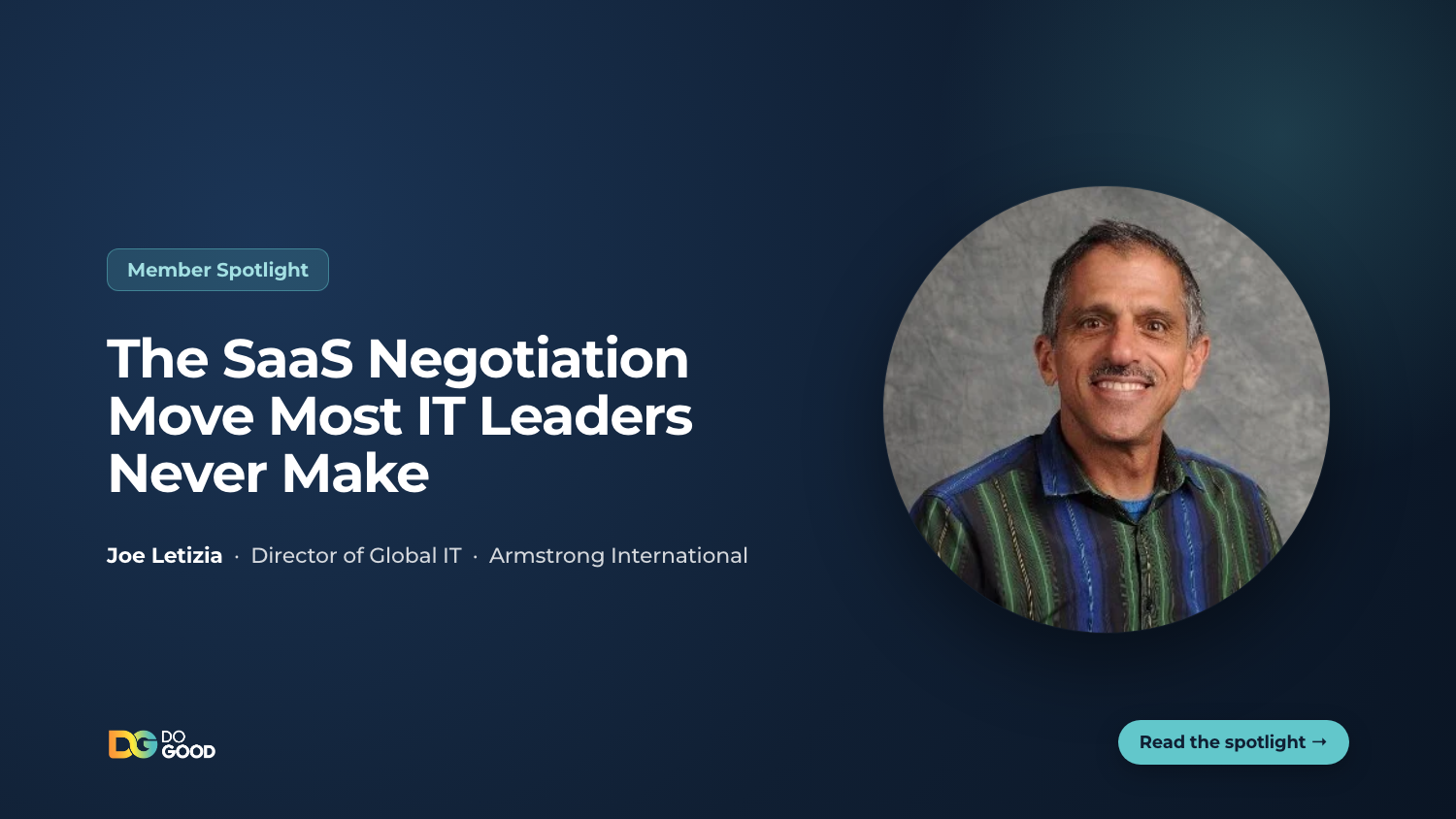 DoGood Member Spotlight: Joe Letizia