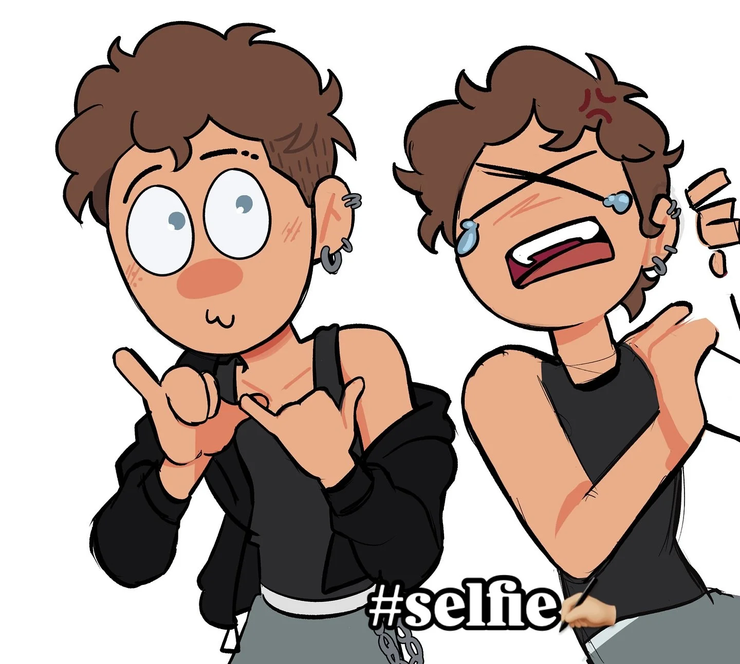 WHO is that?!?! 🤨

 #dreadass #whatsahashtag #digitalart #doodle #dti