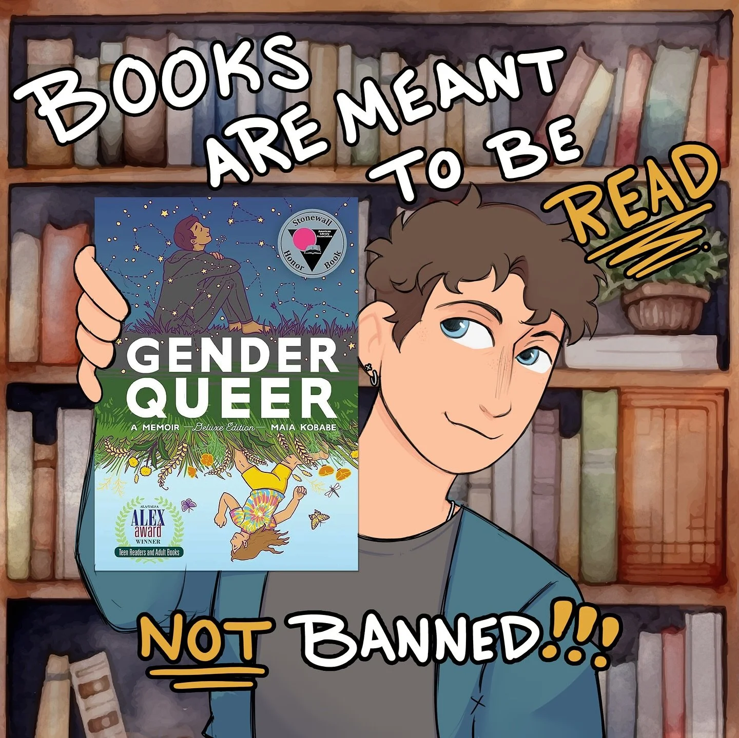 #BannedBooksWeek is only a few days away!📚
Please check out the graphics by ALA I&rsquo;ve included in this post as well as the tagged accounts below so you can learn more about your #FreedomToRead and how important it is to #UniteAgainstBooksBans‼️