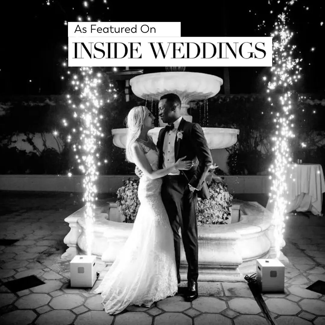 Celebrate this Monday wedding featured @Insideweddings
​.
.
​gown - @pronovias
​​tuxedo - @altonlane
​h&amp;mu - @designvisage
​venue - @belairbayclub
​music - @dartcollective
​cake - @vanillabakeshop
​​lighting - @images_lighting 
​florals - @mirabe