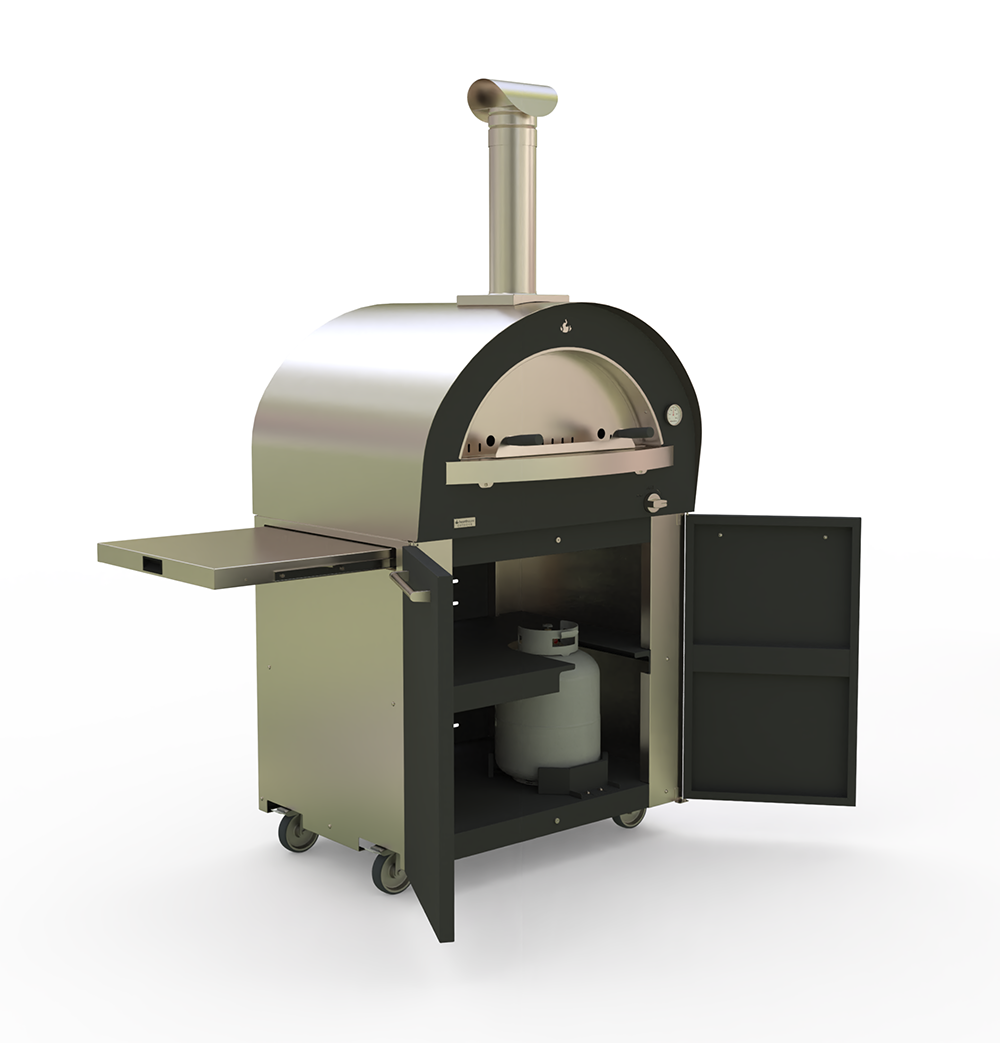 Rolling Base, Genio Multi-Fuel Pizza Ovens — HearthStone Outdoor