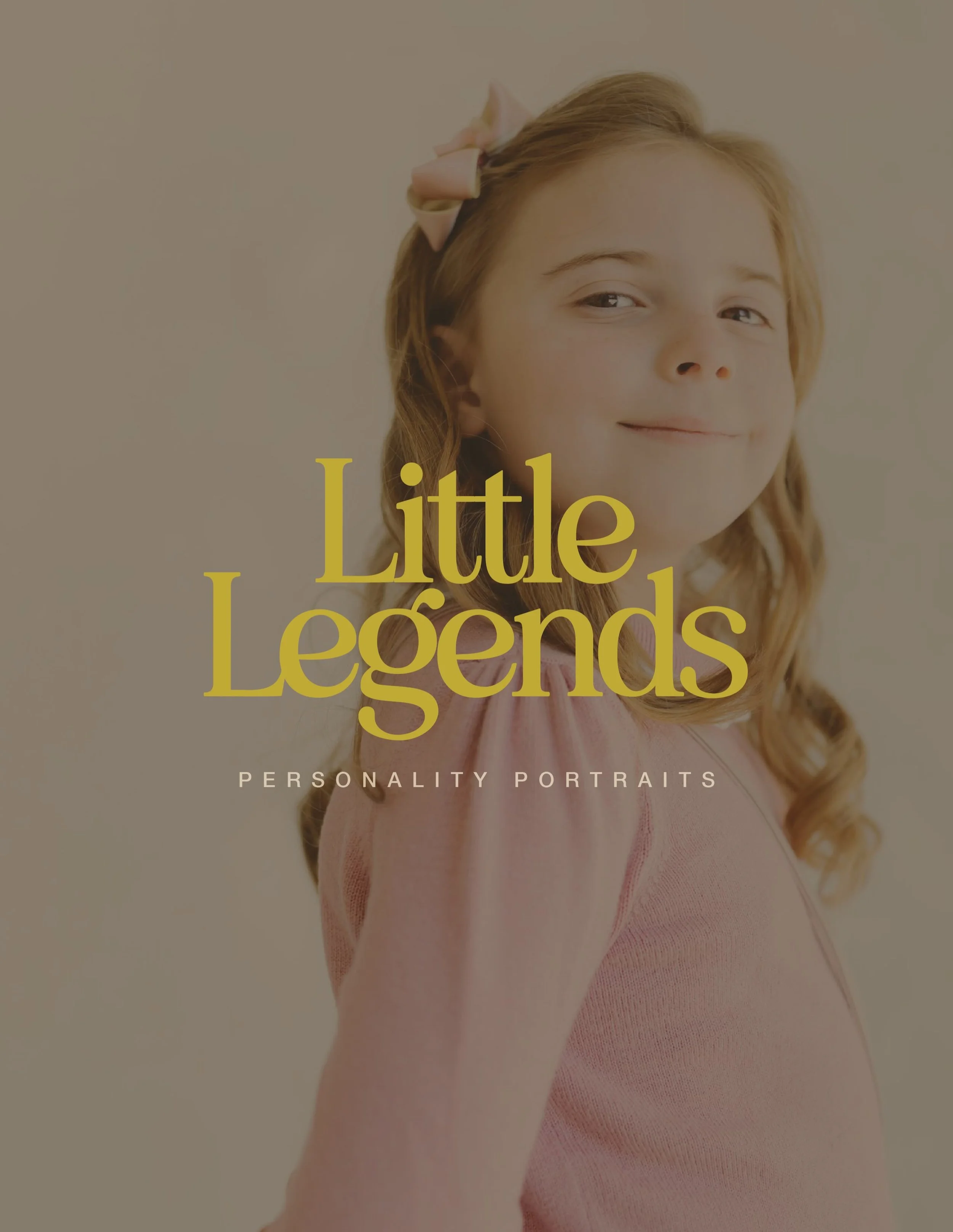 LITTLE LEGENDS IS BACK! Quick, playful in-studio kids personality portraits all about capturing who your child is right now. 10 minutes, 15-20 images, sibling add-ons available! 

Aaaaand now I have a new way to make them extra special with the first