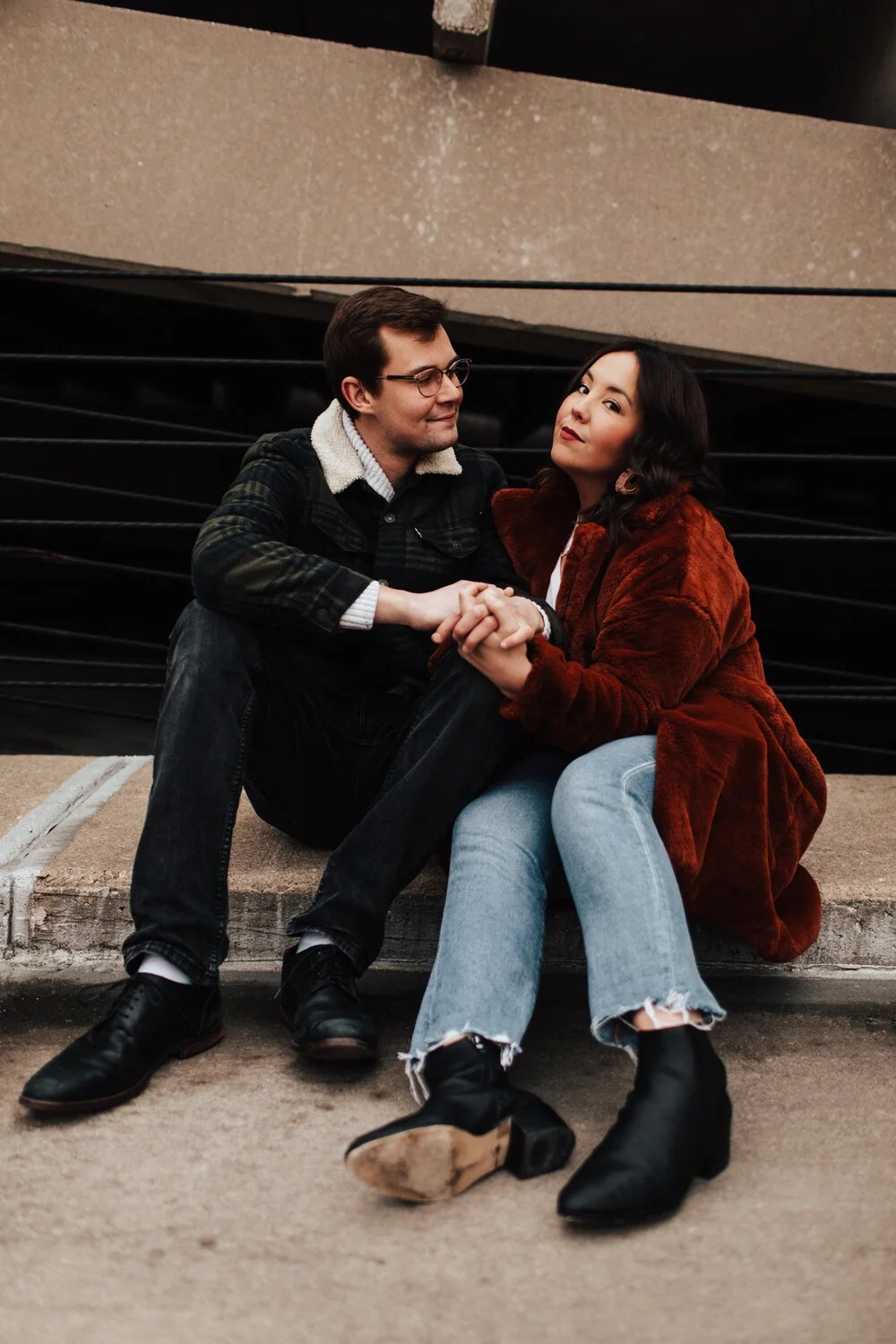 Heather + Dakota | Cozy Chicago Engagement | Illinois Engagement Photographer