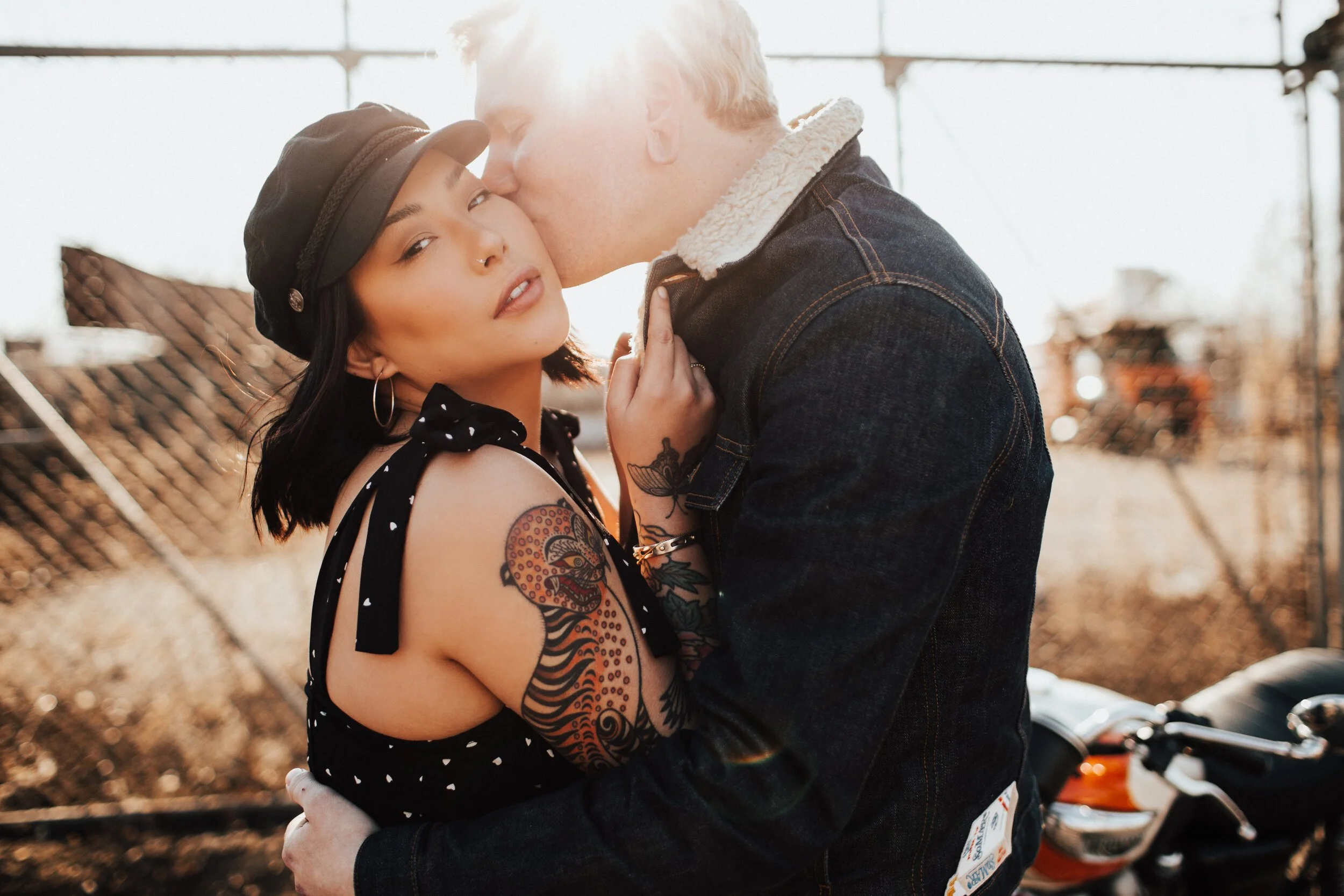 Kaila + Aaron | Love on Wheels | Chicago Couples Photographer