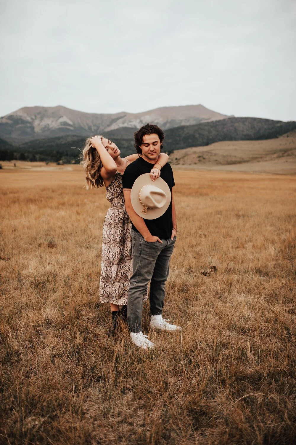 Kaili + Austin | Sunrise Mountain Couples Sesh | Colorado Wedding Photographer