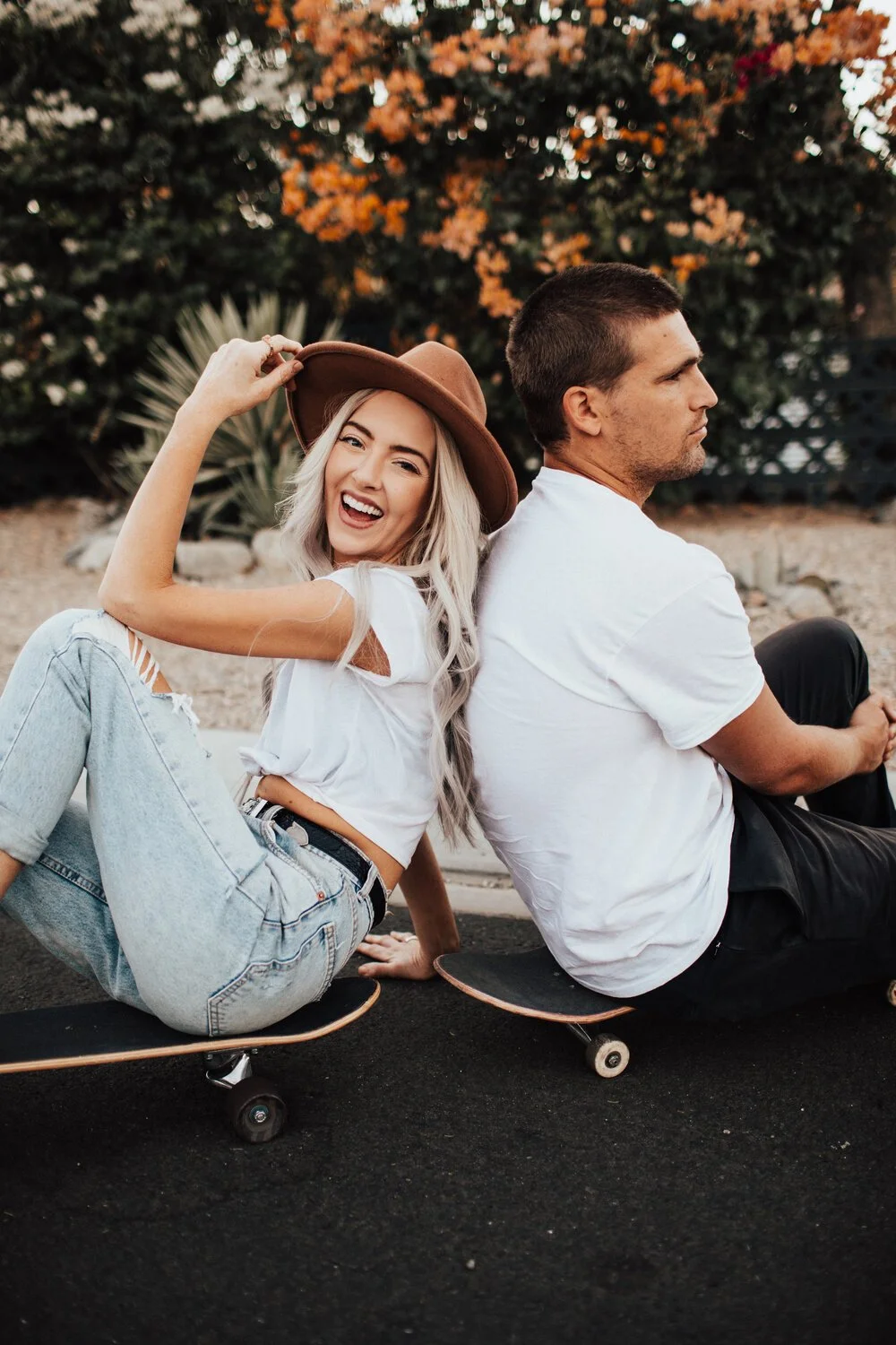 Mandy + Scotty | Blue Hour in Palm Springs | Palm Springs Couples Photographer