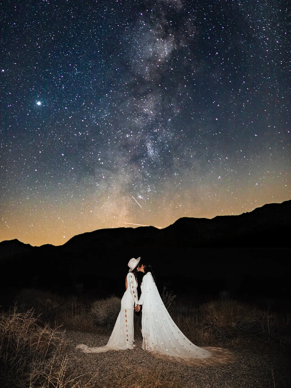 Tina + Angel | Masaya Desert Ranch Elopement | Joshua Tree Photographer