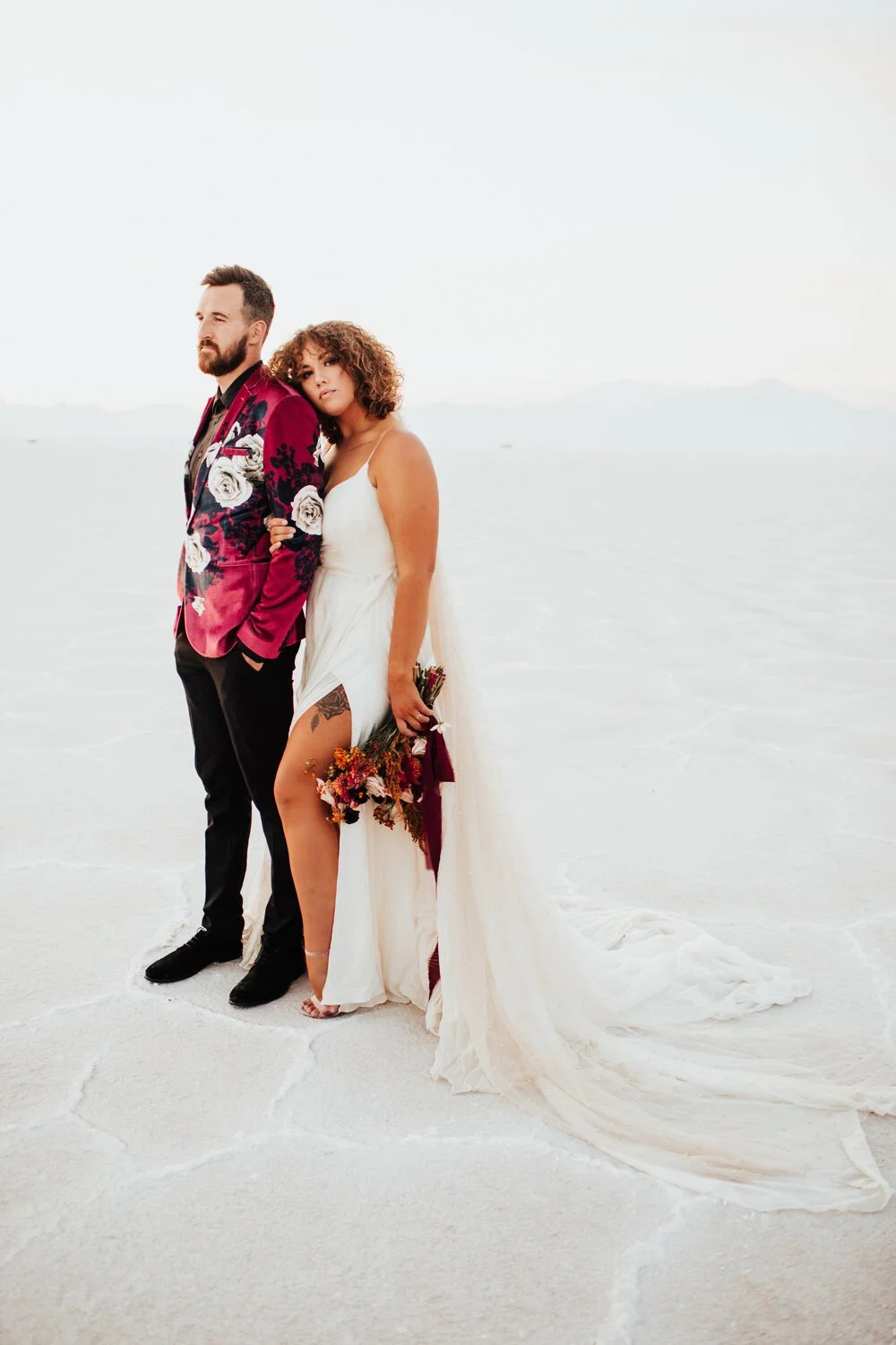 Hillary + Jake | Salt Flats Bridals | Utah Wedding Photographer