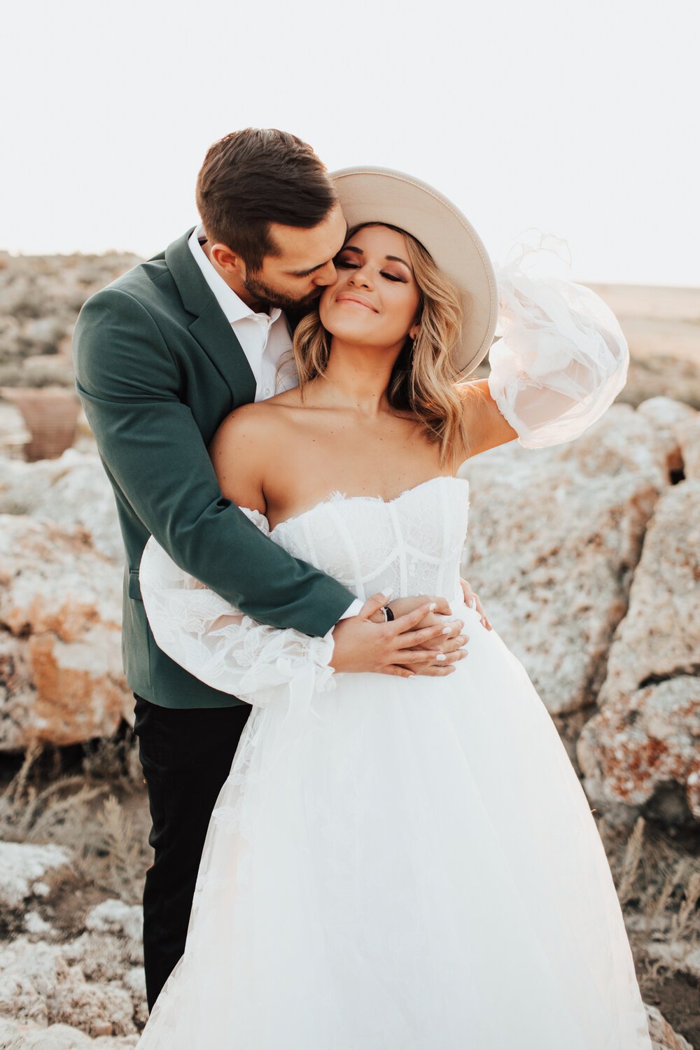 Erika + Addison | Antelope Island Bridals | Utah Wedding Photographer