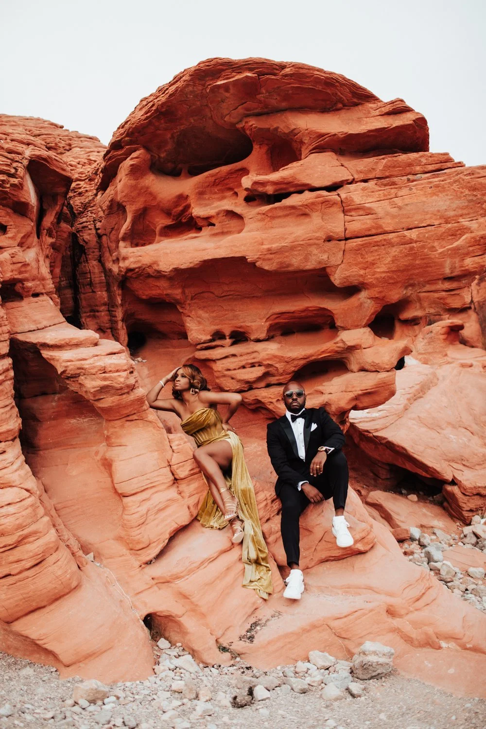 Shandra + Jamal | Valley of Fire Anniversary | Nevada Couples Photographer