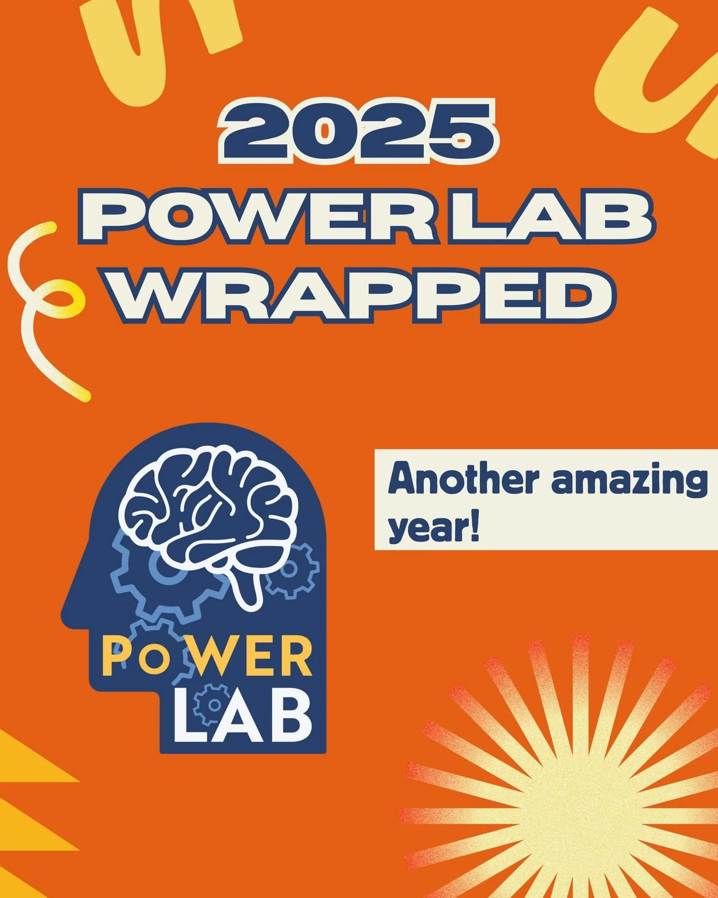 What a year! As we head into the new year, we wanted to reflect on some PoWER Lab highlights from 2025.⚡️ Thank you to all of the participants, families, staff, collaborators, and more that made 2025 such a great year! We can&rsquo;t wait to see what