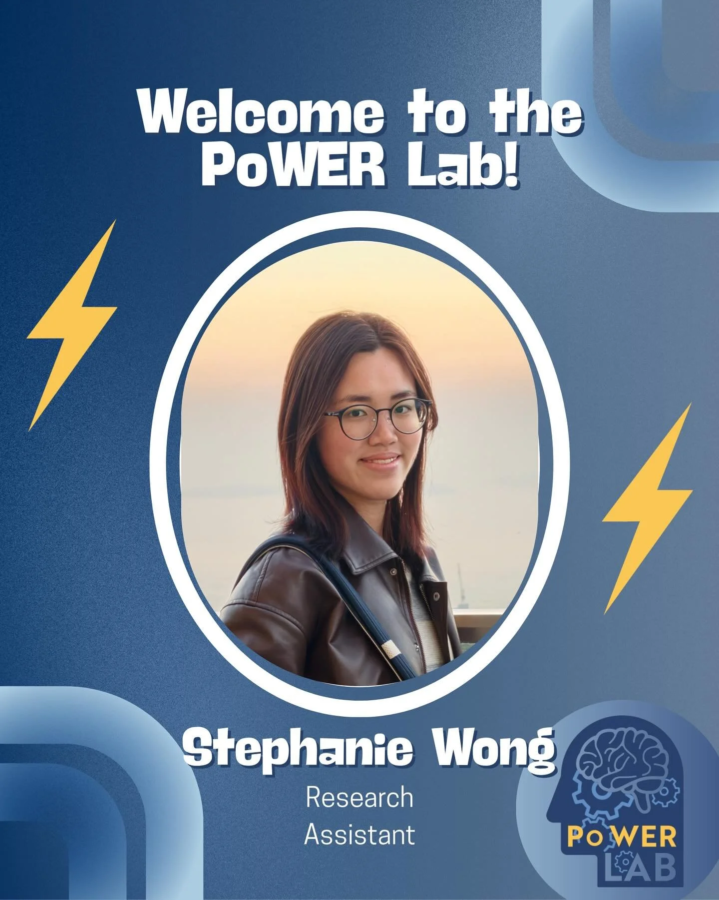 The PoWER Lab recently welcomed Stephanie Wong to the team as a Research Assistant! 🎉

Stephanie graduated from Northwestern University with a BA in Neuroscience in 2025.🧠 A fun fact about her is that she loves spending time outside, whether it&rsq