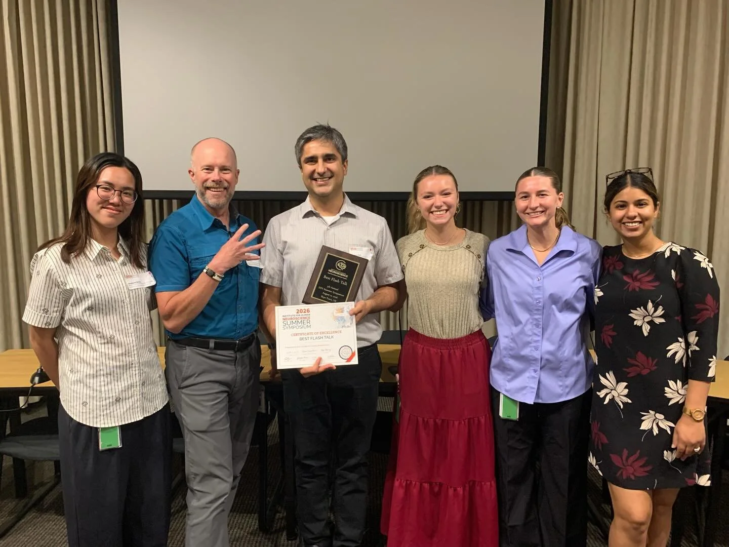 Wrapping up the Summer Symposium with a 4-peat for the PoWER Lab!🥇 Congrats Owais on defending your title for Flash talks. 

Thanks for an amazing symposium @ihn.boystown 🧠