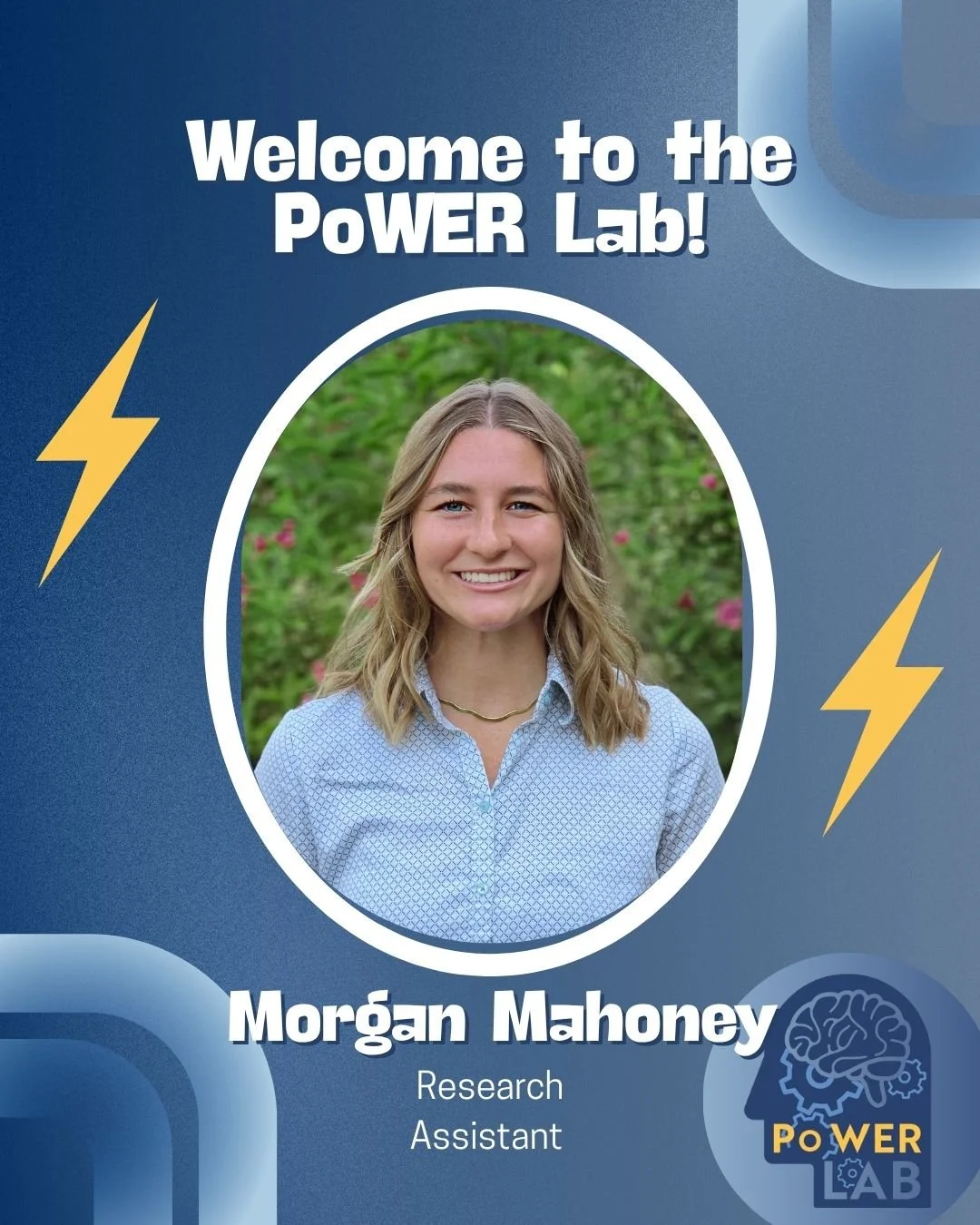 Earlier this month we welcomed Morgan to the PoWER Lab as a Research Assistant! 🎉

Morgan graduated from Doane University with a BS in Biochemistry in 2026. A fun fact about her is that she enjoys playing pickleball,🏸 crafting, and attempting new r