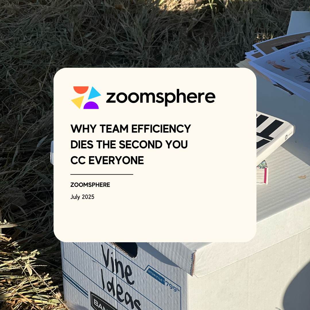 ZoomSphere feature quoting Becca Bunch of Homemade Social, July 2025