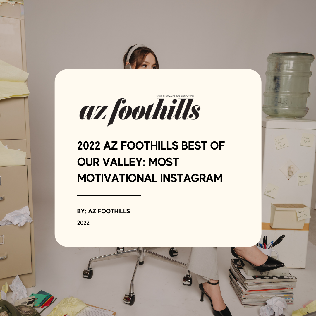 Arizona Foothills Best of Our Valley 2022 recognition for Homemade Social