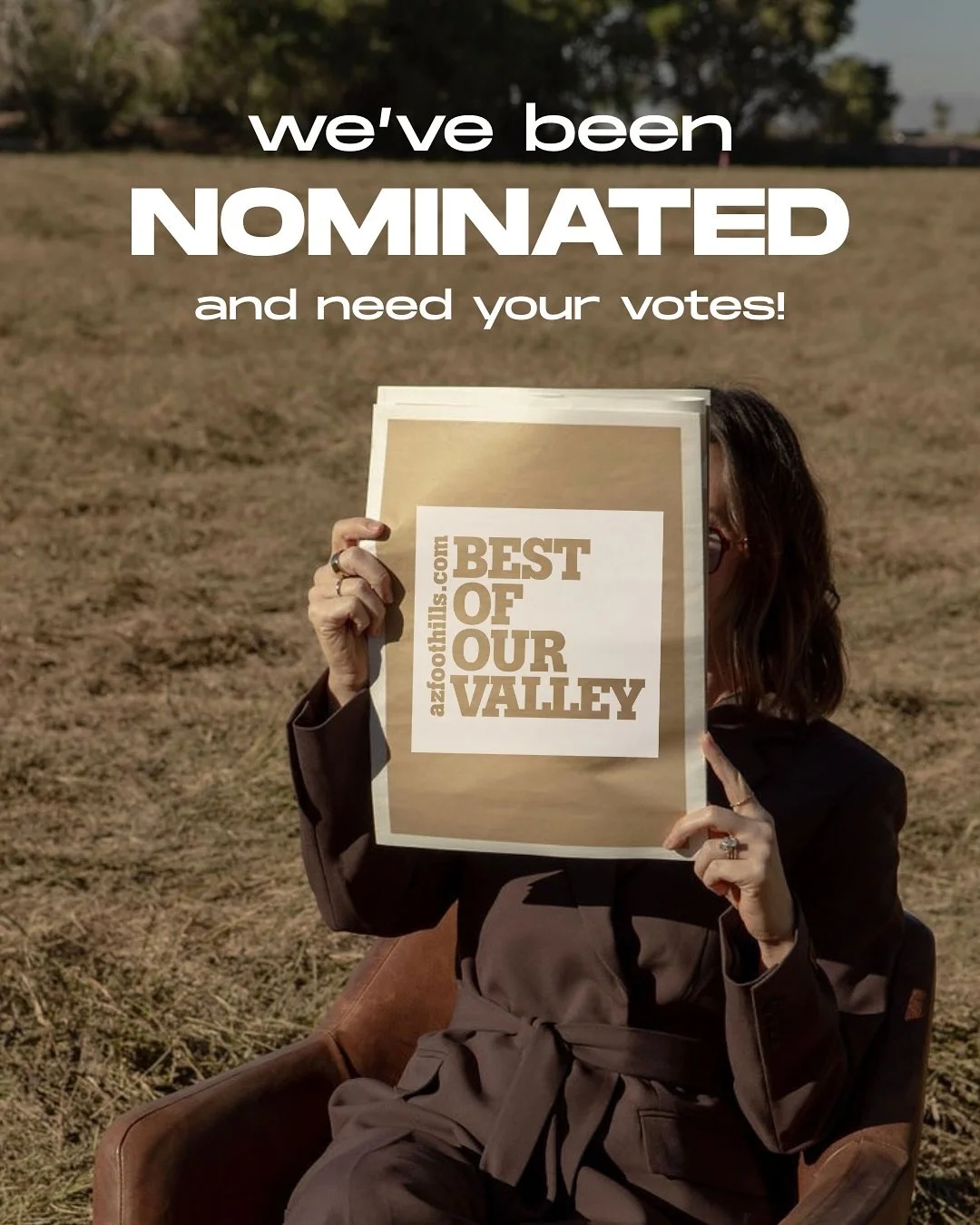 CAN WE COUNT ON YOUR VOTE? 🗳️ We were nominated for @azfoothills Best Of Our Valley 2026, and we need YOUR help to win! We are SO grateful to be recognized among AZ&rsquo;s best. 🫶 ⁠
⠀⠀⠀⠀⠀⠀⠀⠀⠀⁠
Homemade Social and @bbooks have been nominated for...