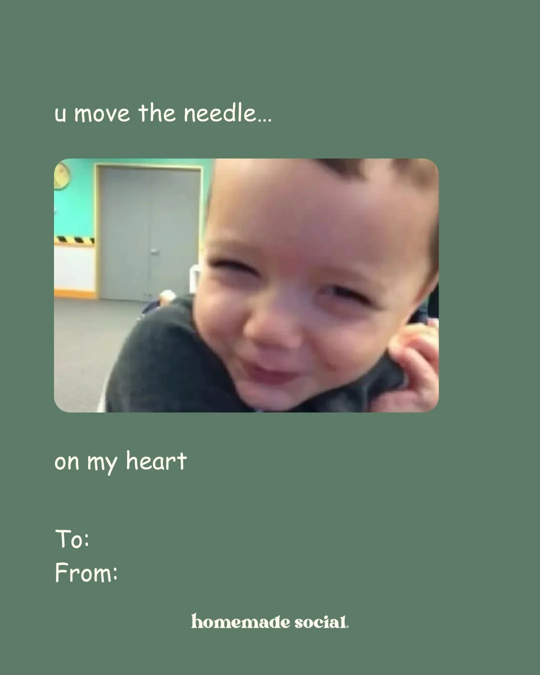 will u be our valentine, homie? 💌