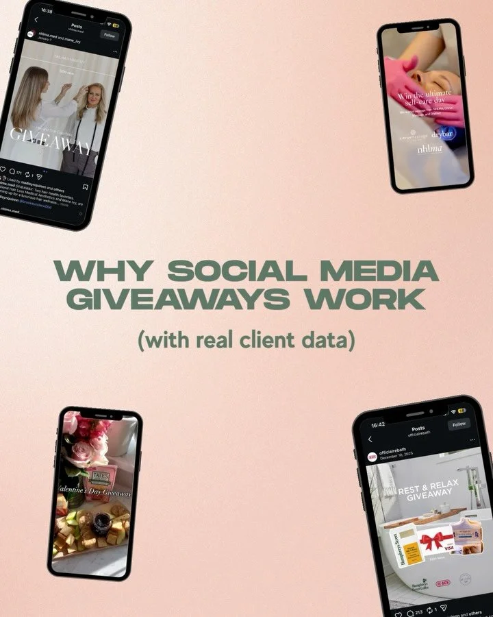 SLEEPING ON SOCIAL MEDIA GIVEAWAYS? 👀 you miiight want to rethink that... 👇️⁠
⠀⠀⠀⠀⠀⠀⠀⠀⠀⁠
it&rsquo;s no secret that content can feel like it disappears into the feed. with so many brands competing for attention on socials, organic reach is harder to