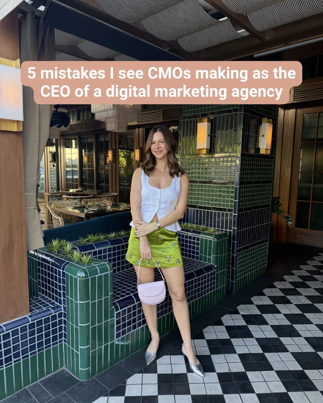 5 MISTAKES WE SEE CMOs MAKE 🤫: our Founder &amp; CEO @bbooks spends HOURS per month chatting with the CMOs of your favorite brands. let's just say she learns a lot about where brands might miss the mark when it comes to their social media strategy. 