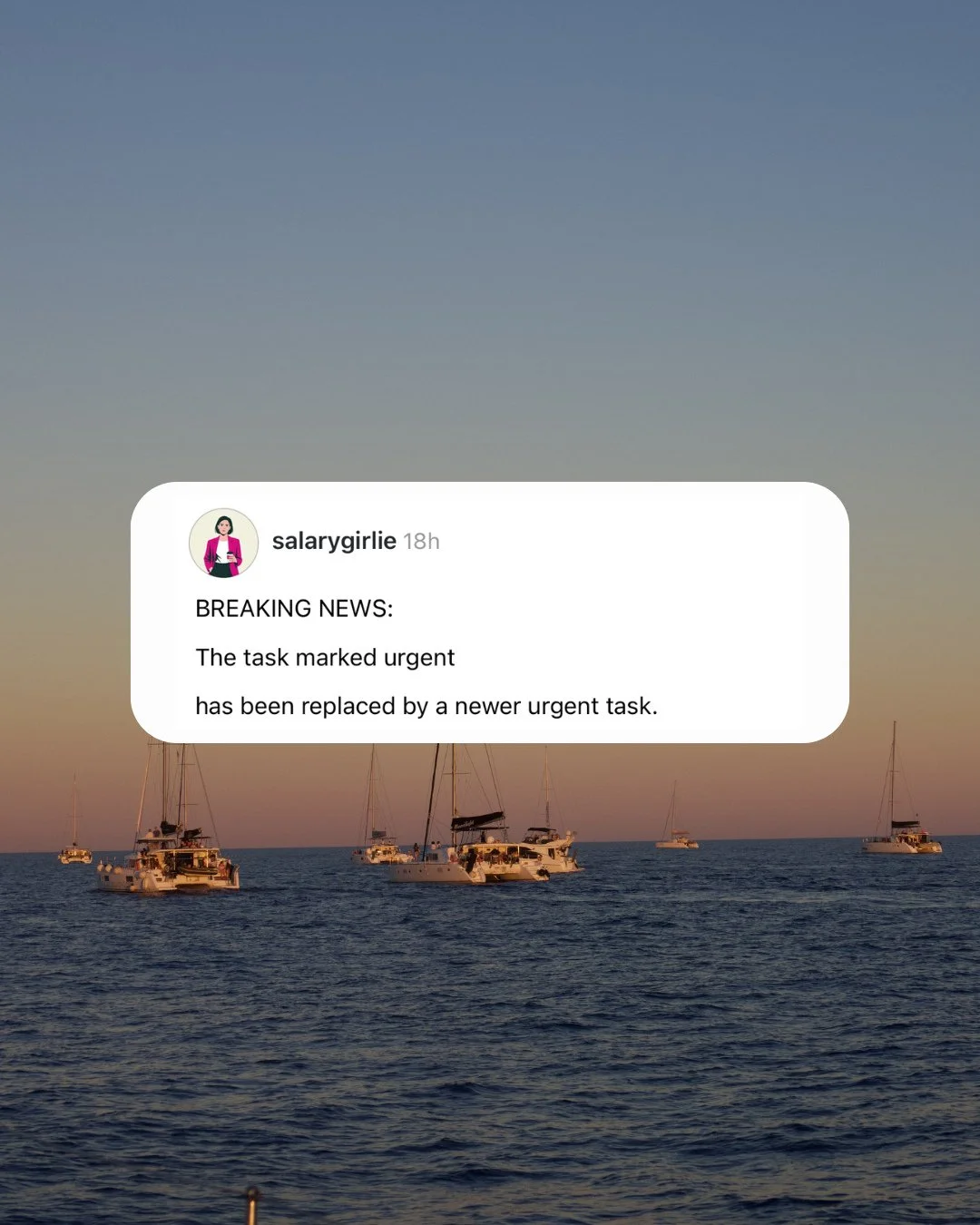 new fear just dropped 🚨: a THIRD more urgent task