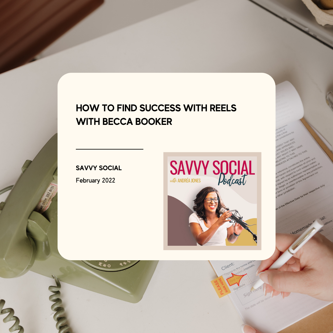 Savvy Social Podcast episode with Becca Bunch of Homemade Social, April 2022