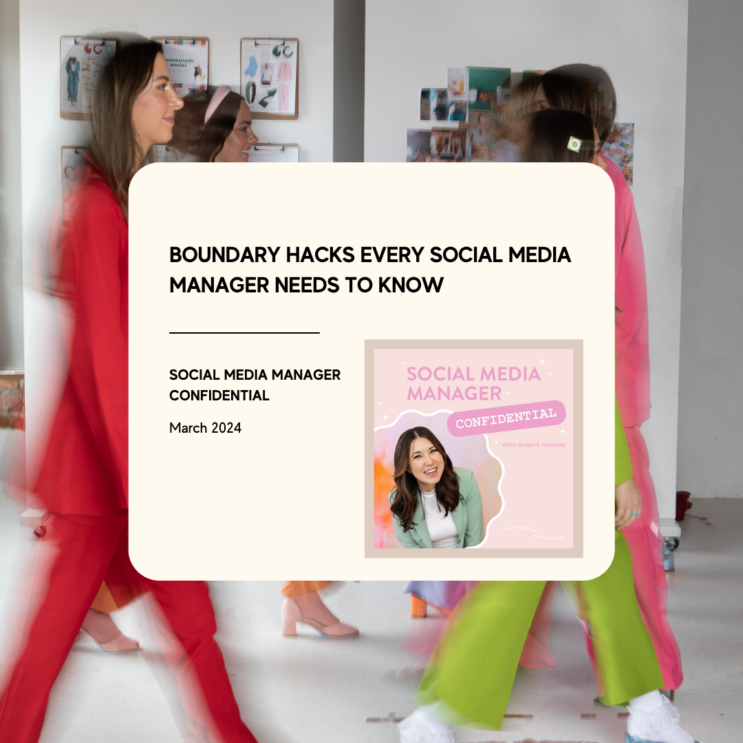 Social Media Manager Confidential podcast episode with Becca Bunch of Homemade Social, March 2024