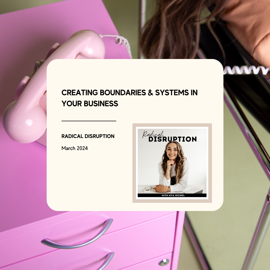 Radical Disruption podcast episode with Becca Bunch of Homemade Social, March 2024