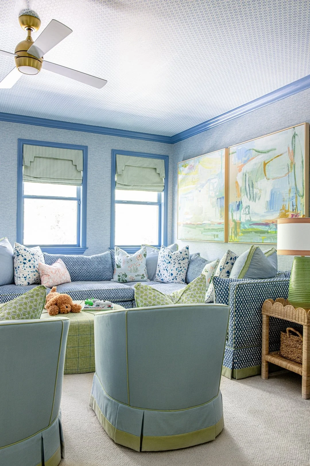 In the words of my 10 year old, &ldquo;Slay-room!&rdquo;

📷 @emerydavis_photography 

.
.
.
 #playroom #slay #interiordesign #beautifulhouse #traditionalhome #lovewhereyoulive #dfwinteriordesign