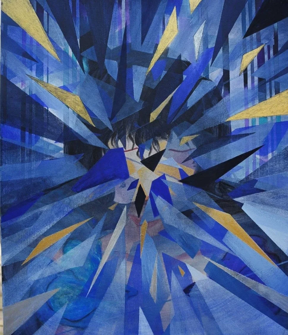 "Oceans to Drown In", 2021
20" x 24"
Acrylic paint on canvas