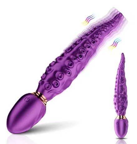 360° Rotation Octopus Wriggling Tentacle Alien Masturbator Anal G-Spot Clit Vagina Stimulator Dildo Sex Toys for Women Vibrator