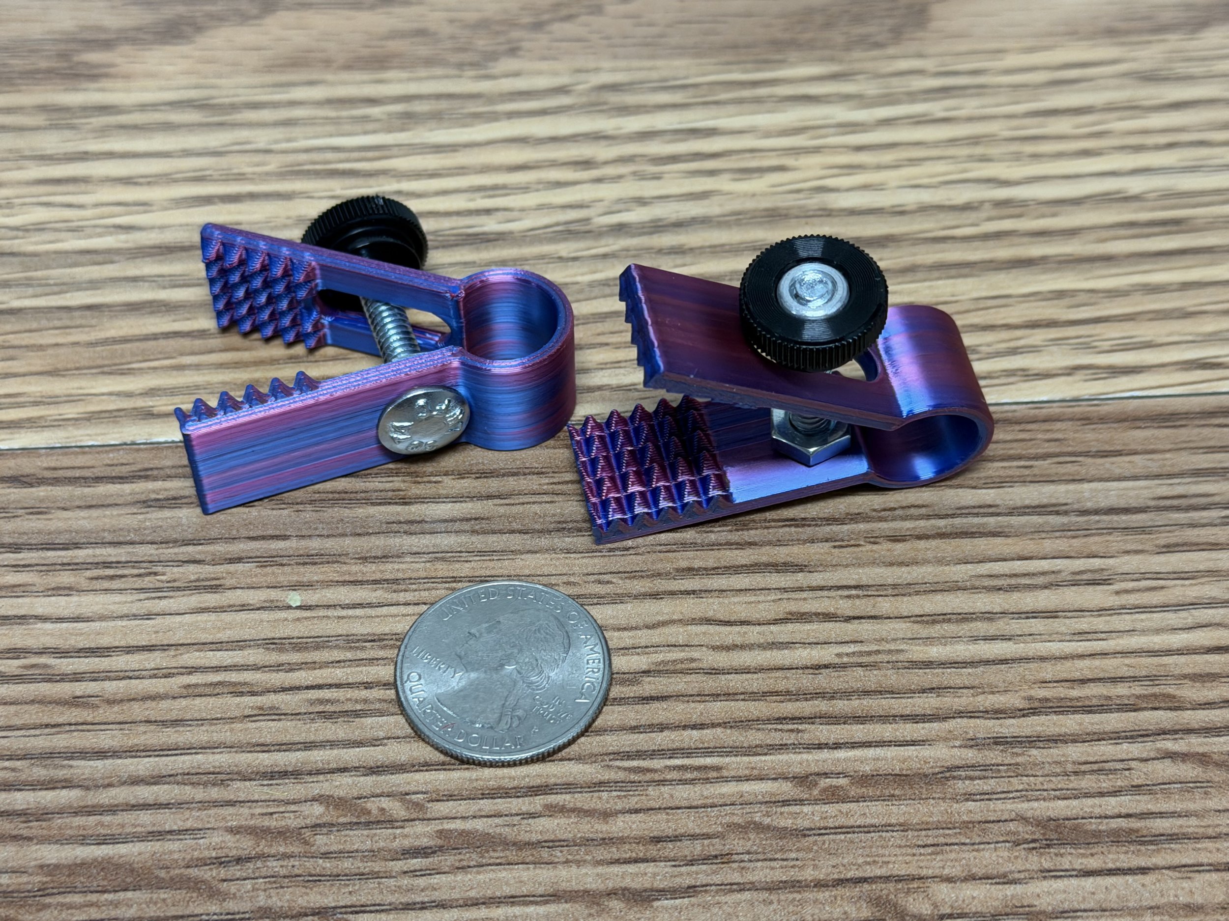 Screw Powered Mini Jaws of Fun Clamp for Nipples Set of Two