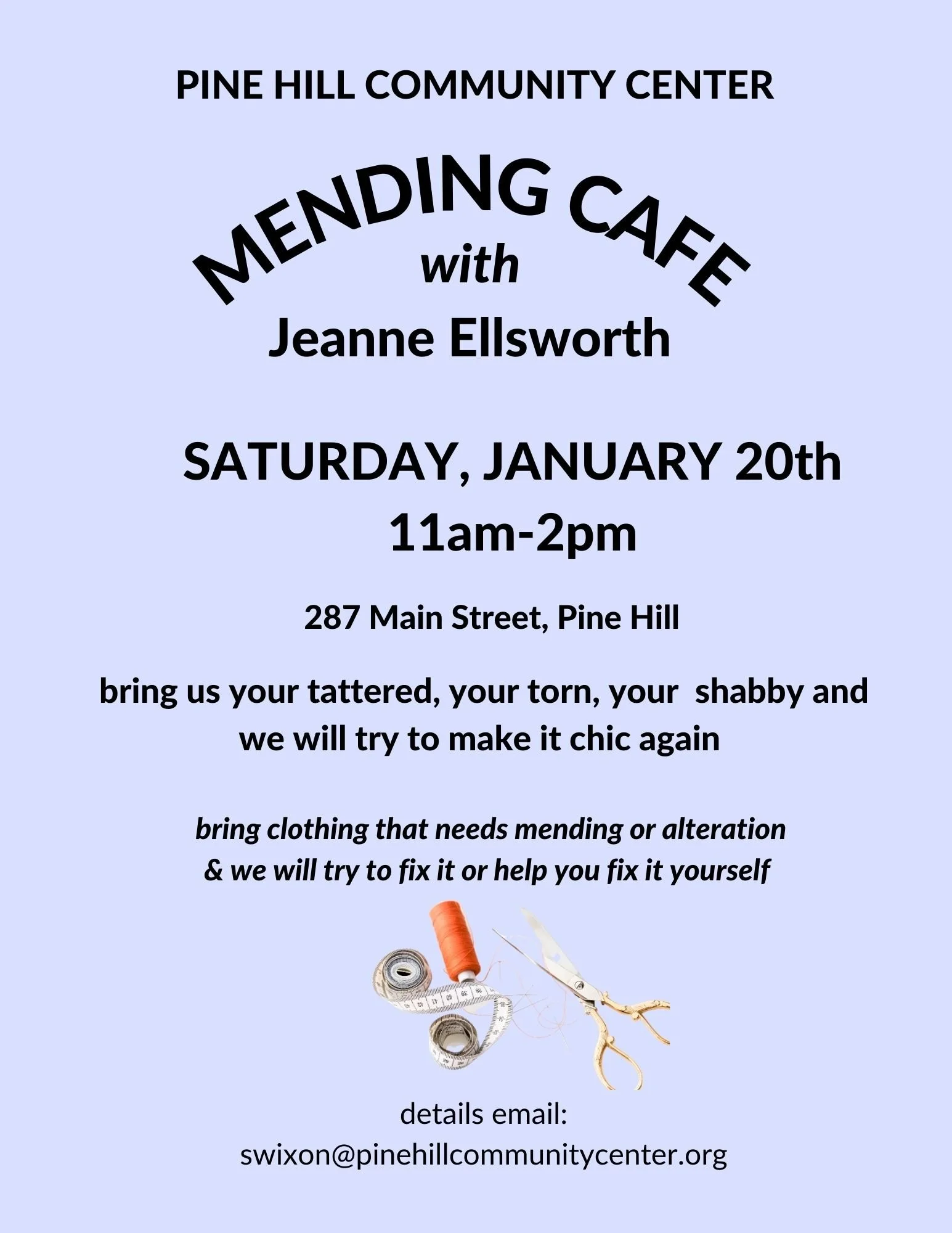 MENDING CAFE 1/20/24