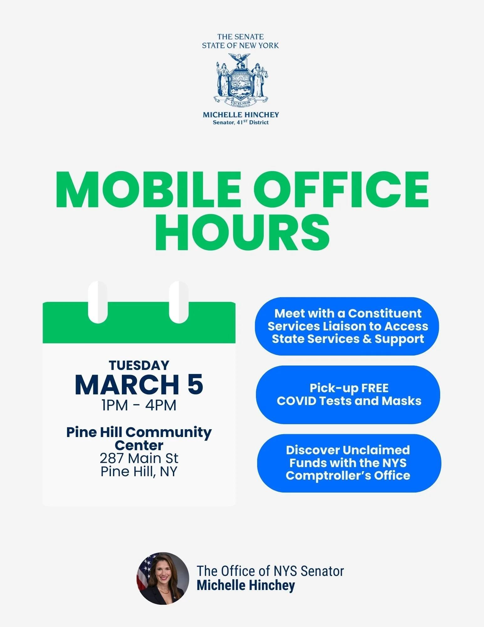 Senator Hinchey’s Mobile Team