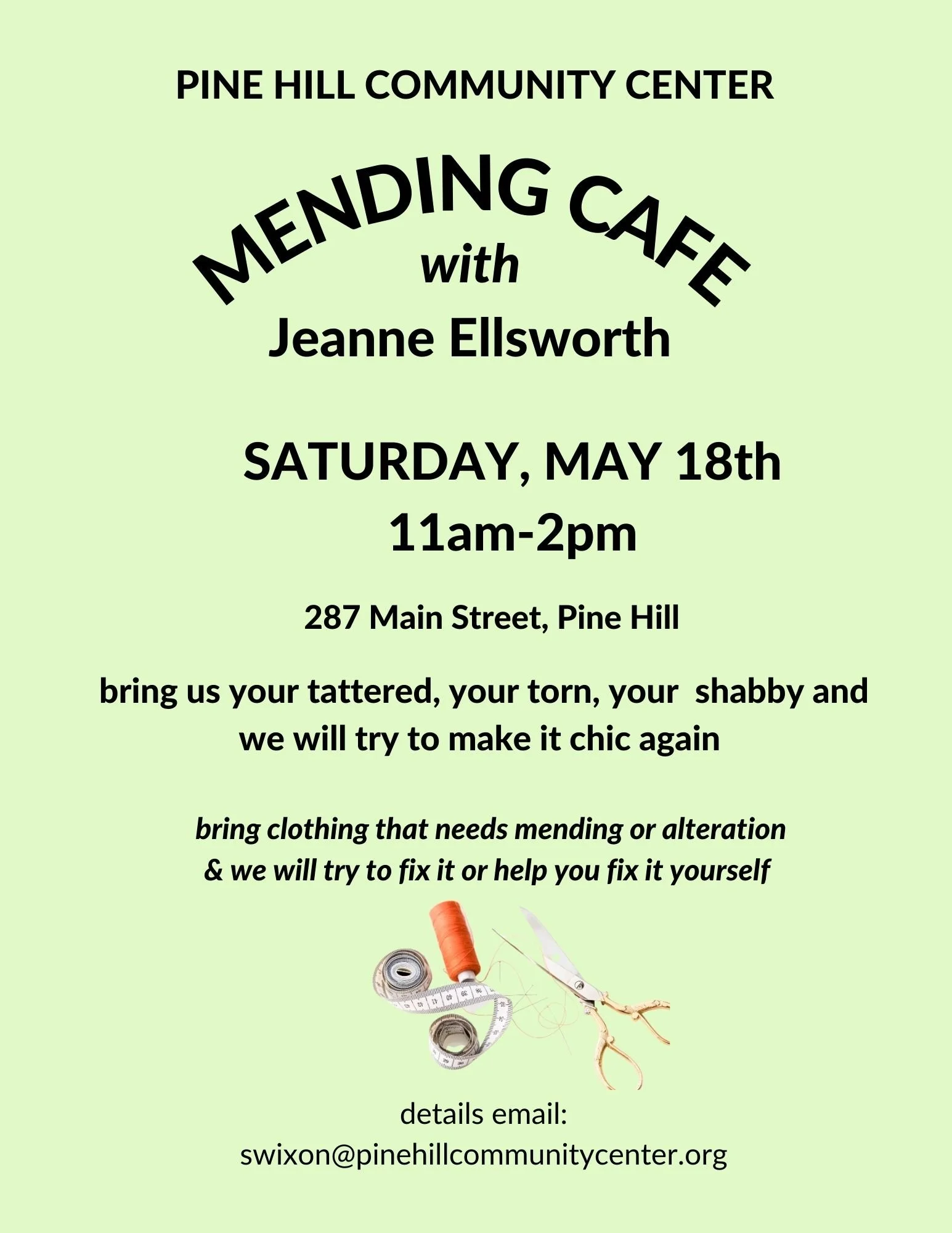 MENDING CAFE (5/18)