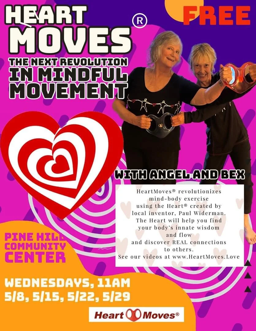 HEART MOVES CLASS (WEDNESDAYS AT 11AM 5/8, 5/15, 5/22, 5/29)