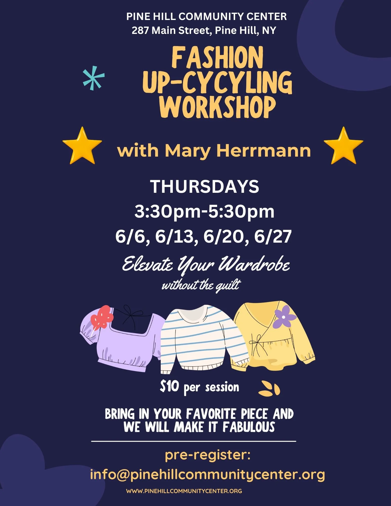 FASHION UP-CYCLING WORKSHOP