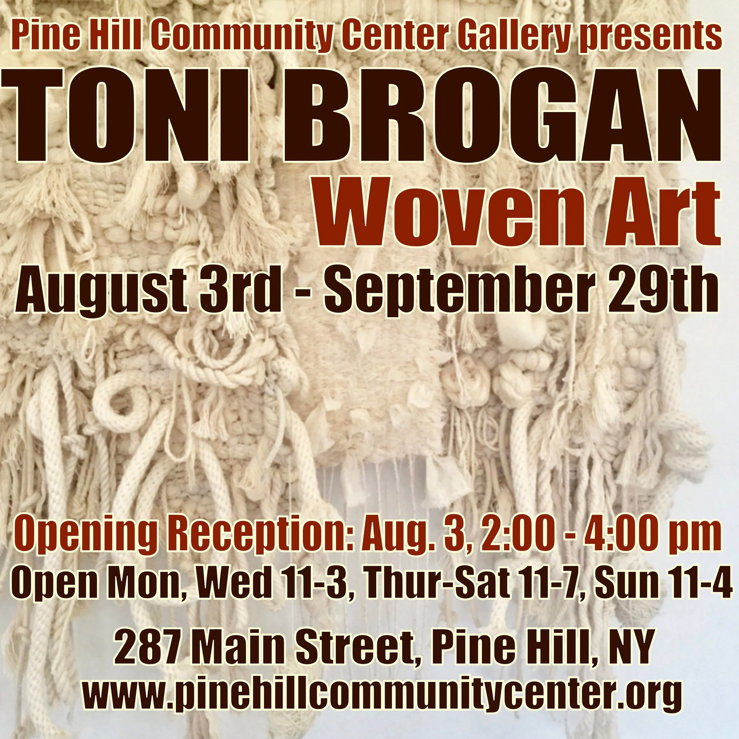 ART GALLERY OPENING TONI BROGAN