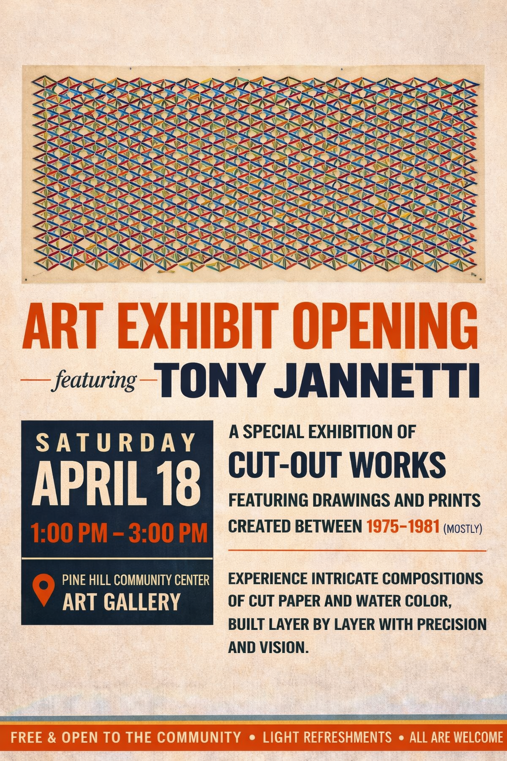 Art Exhibition Opening with Tony Jannetti