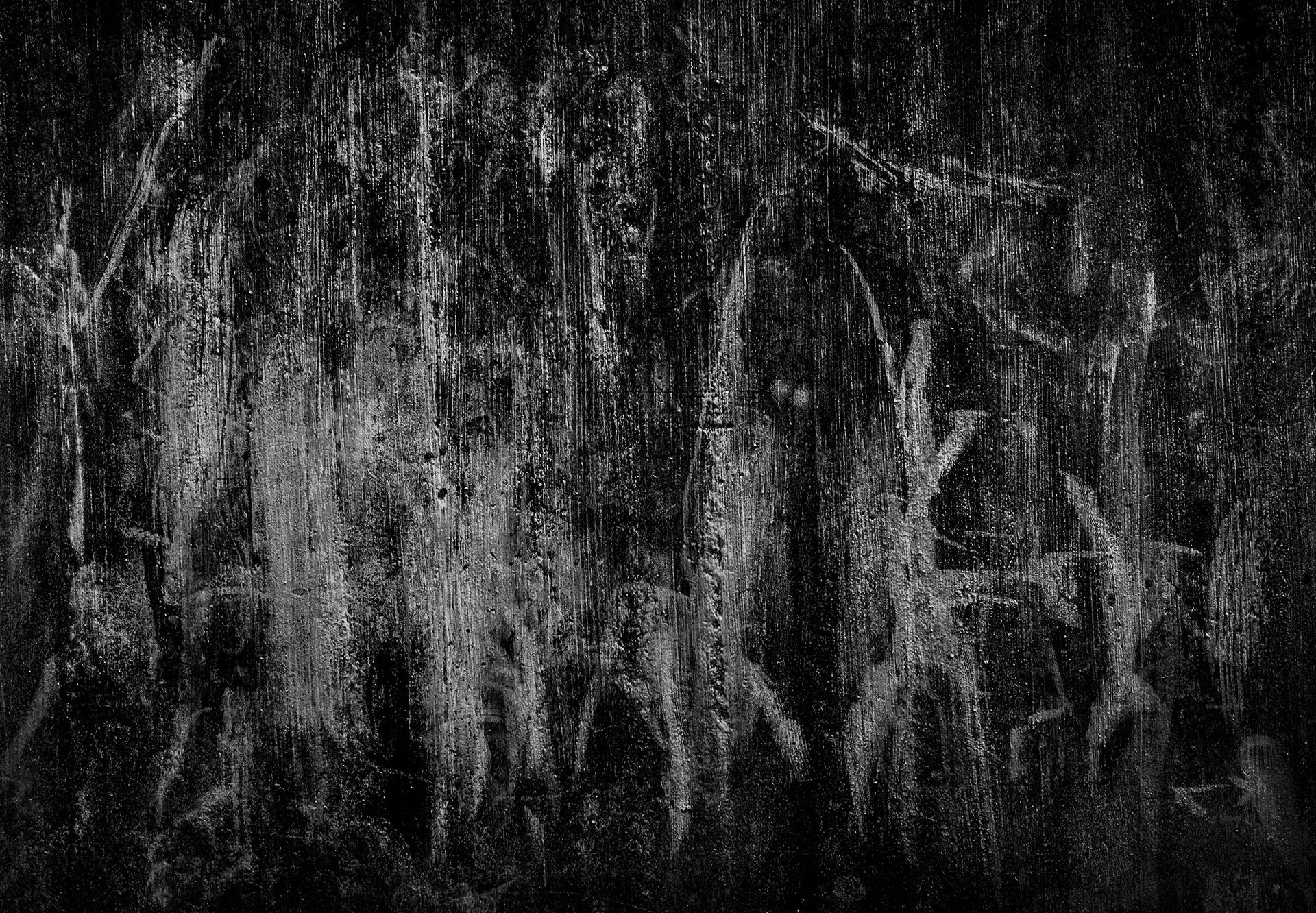 Micheal Holtz, "Figures in the Concrete", black and white photography, 17 x 21 inches