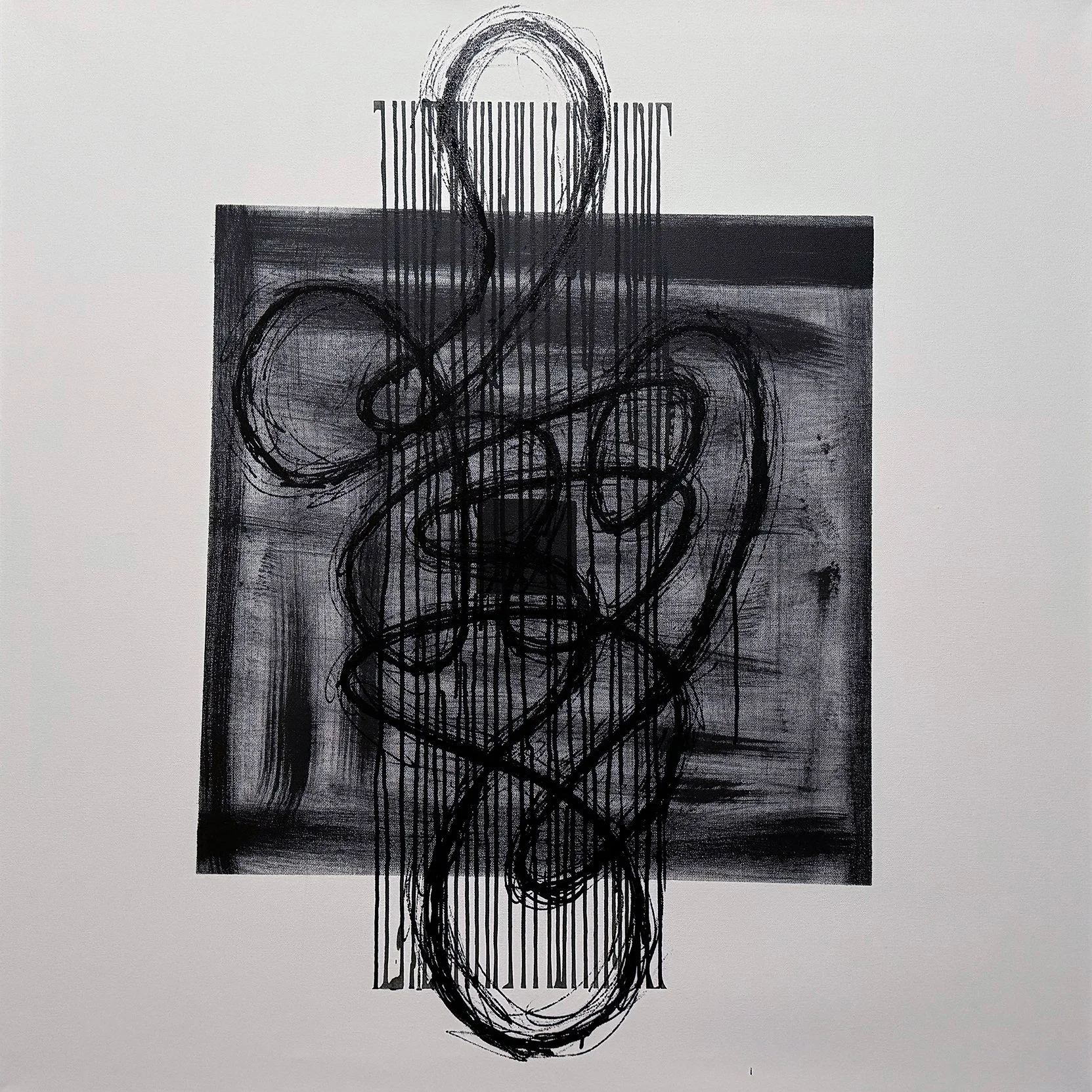 Cameron Omega, "Untitled 10," acrylic on canvas, 36 x 36 inches.