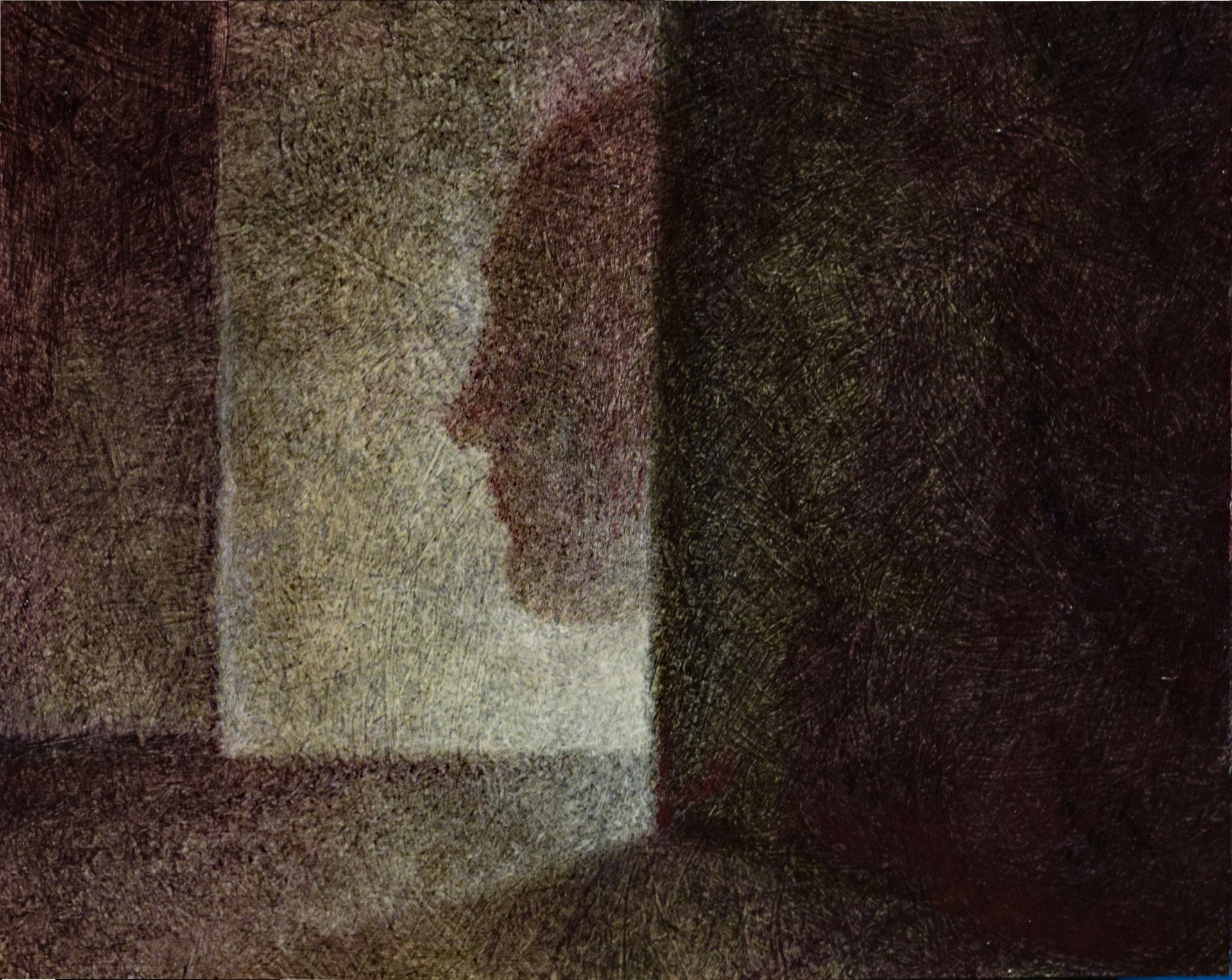 John Gruse, "Insomnia," oil, 8 x 10 inches.