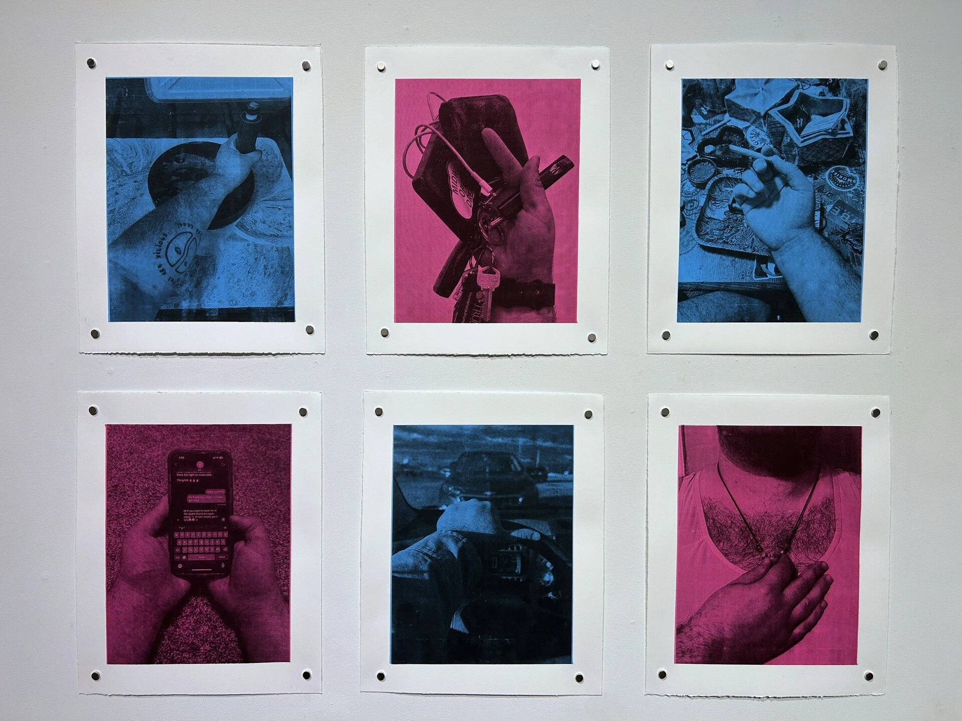 Octavian Stickann, "Mundane Gender," screenprint on paper, 15 x 12 inches.